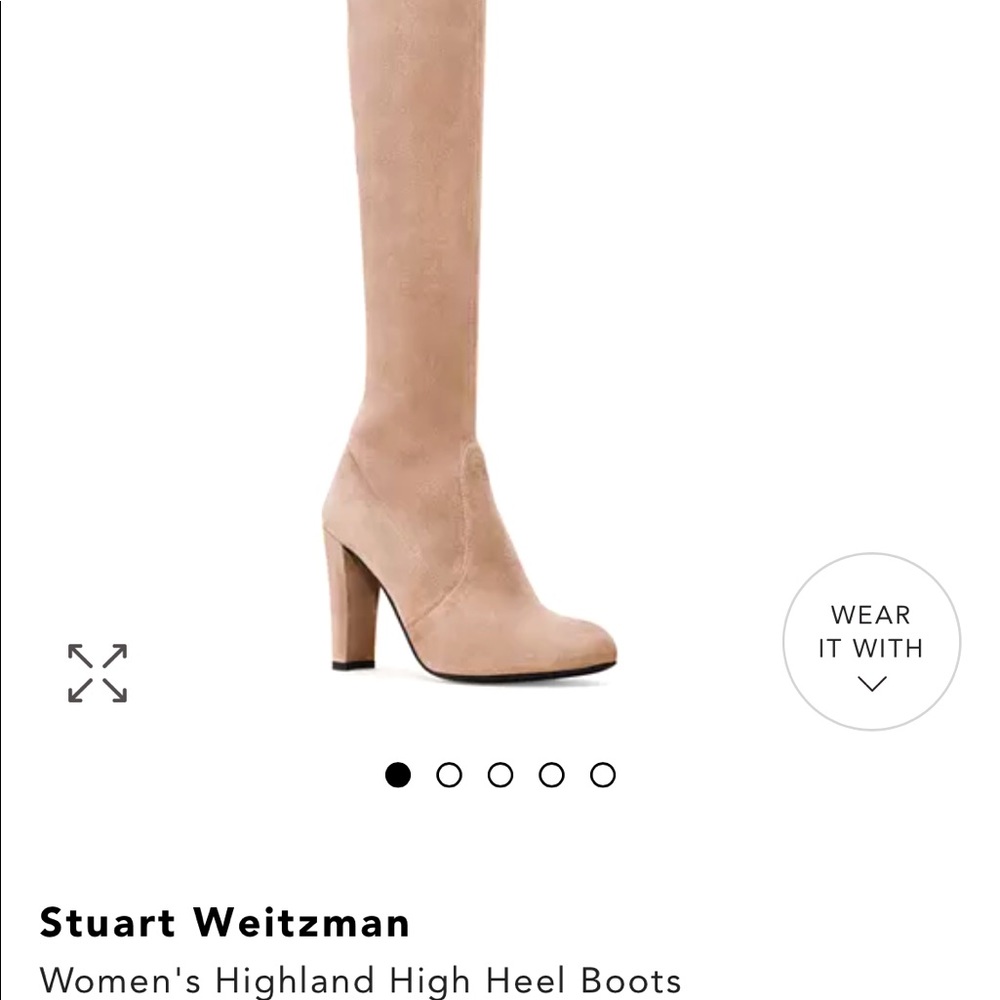 Stuart Weitzman Highland High Heel Boots size 8.5